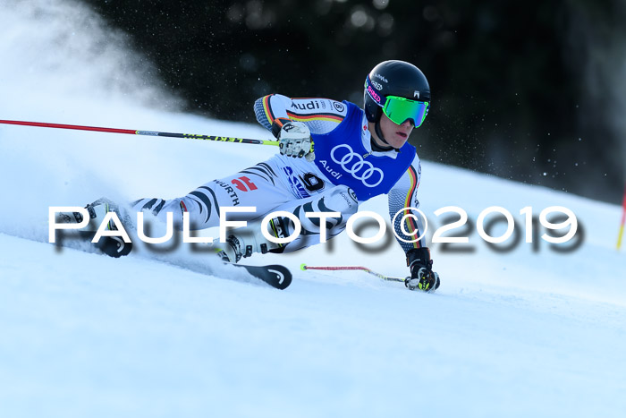 FIS Riesenslalom, ATA; Bay. Meisterschaft, Damen + Herren, 24.01.2020