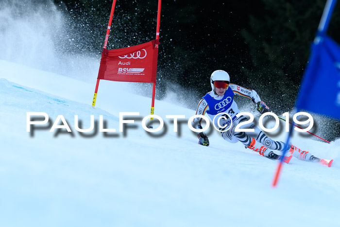 FIS Riesenslalom, ATA; Bay. Meisterschaft, Damen + Herren, 24.01.2020