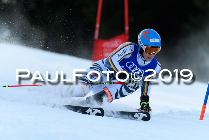 FIS Riesenslalom, ATA; Bay. Meisterschaft, Damen + Herren, 24.01.2020