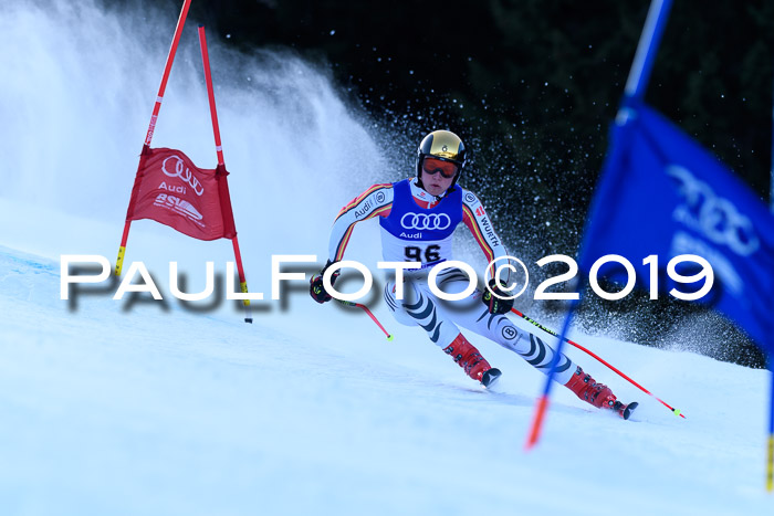 FIS Riesenslalom, ATA; Bay. Meisterschaft, Damen + Herren, 24.01.2020