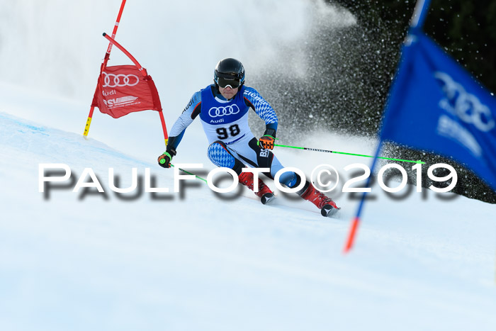 FIS Riesenslalom, ATA; Bay. Meisterschaft, Damen + Herren, 24.01.2020