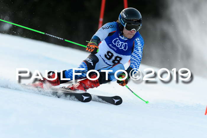 FIS Riesenslalom, ATA; Bay. Meisterschaft, Damen + Herren, 24.01.2020