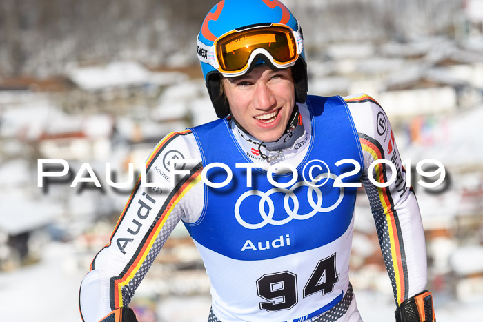 FIS Riesenslalom, ATA; Bay. Meisterschaft, Damen + Herren, 24.01.2020