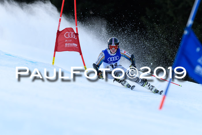 FIS Riesenslalom, ATA; Bay. Meisterschaft, Damen + Herren, 24.01.2020