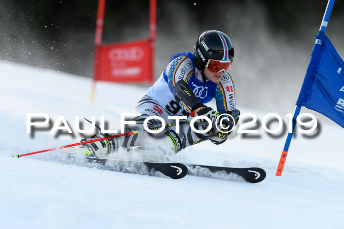 FIS Riesenslalom, ATA; Bay. Meisterschaft, Damen + Herren, 24.01.2020