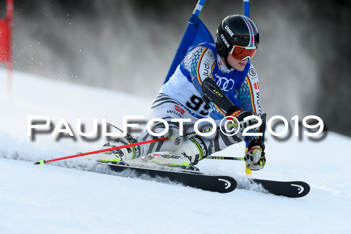 FIS Riesenslalom, ATA; Bay. Meisterschaft, Damen + Herren, 24.01.2020