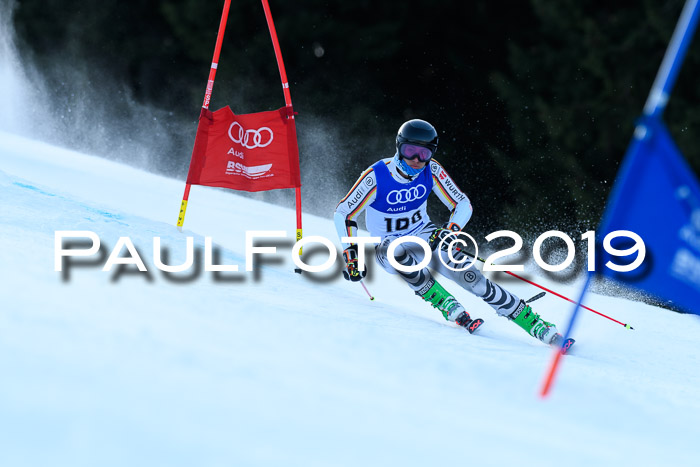 FIS Riesenslalom, ATA; Bay. Meisterschaft, Damen + Herren, 24.01.2020