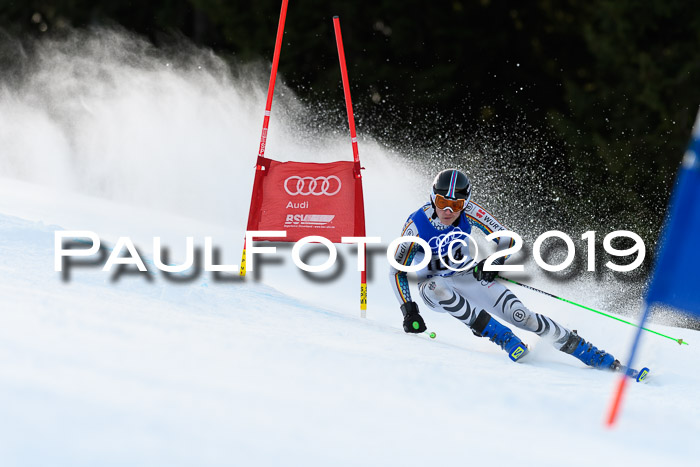 FIS Riesenslalom, ATA; Bay. Meisterschaft, Damen + Herren, 24.01.2020