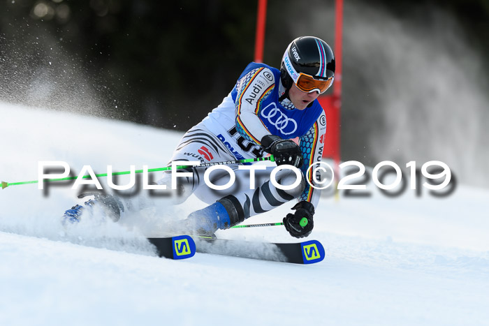 FIS Riesenslalom, ATA; Bay. Meisterschaft, Damen + Herren, 24.01.2020