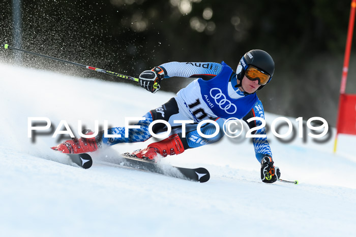 FIS Riesenslalom, ATA; Bay. Meisterschaft, Damen + Herren, 24.01.2020