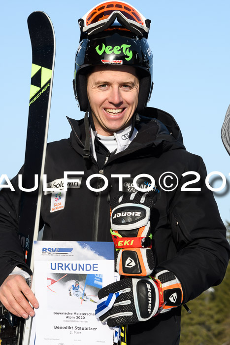 FIS Riesenslalom, ATA; Bay. Meisterschaft, Damen + Herren, 24.01.2020