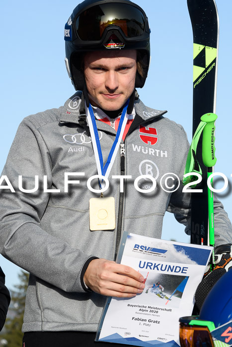 FIS Riesenslalom, ATA; Bay. Meisterschaft, Damen + Herren, 24.01.2020