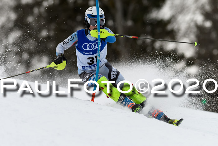 Bayerische Schülermeisterschaft Alpin Slalom 26.01.2020