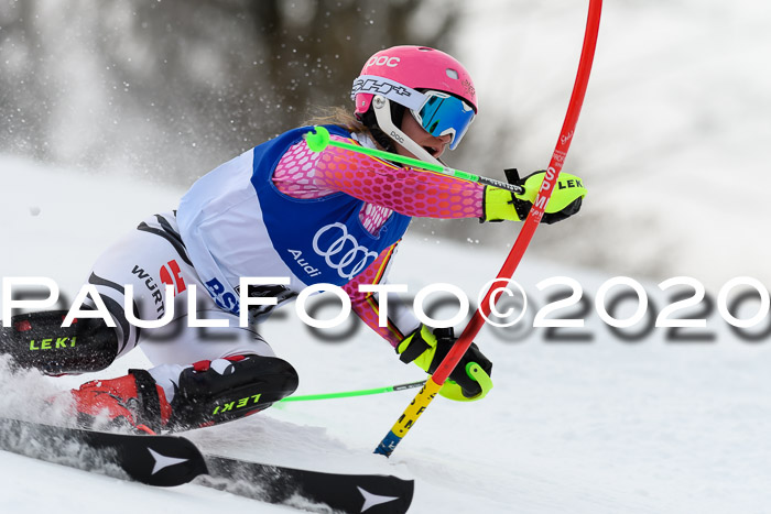 Bayerische Schülermeisterschaft Alpin Slalom 26.01.2020