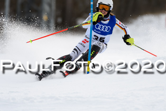 Bayerische Schülermeisterschaft Alpin Slalom 26.01.2020