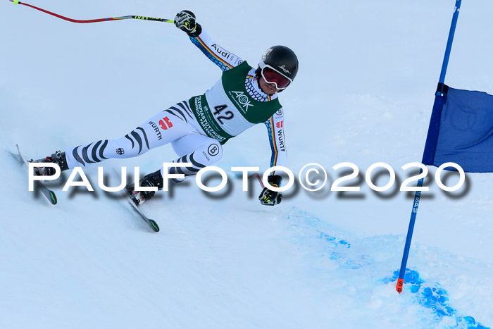 FIS Super-G, Damen + Herren, Rennen 1 + 2, 13.02.2020