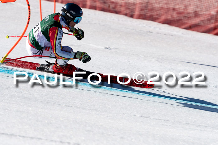 FIS, Int. Dt. Meisterschaft Training 1 +2 Abfahrt, Damen + Herren 20.03.2022