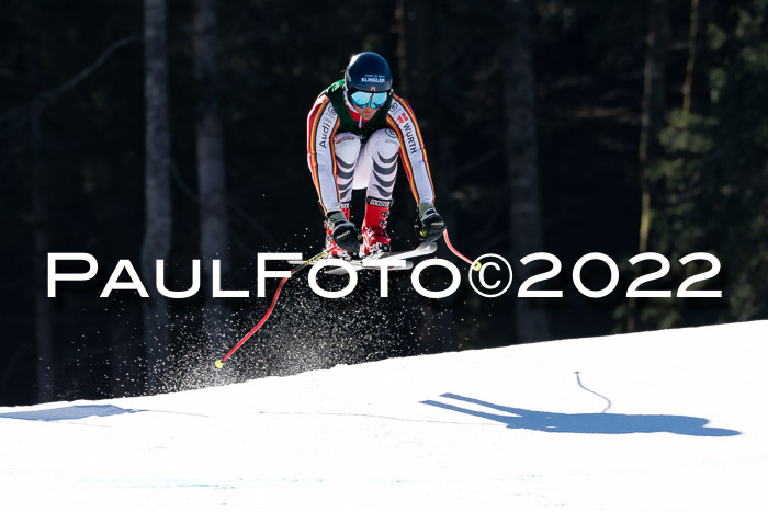 FIS, Int. Dt. Meisterschaft Training 1 +2 Abfahrt, Damen + Herren 20.03.2022