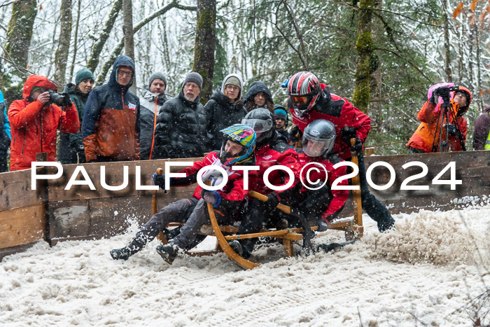53. Hornschlittenrennen Partenkirchen, 06.01.2024
