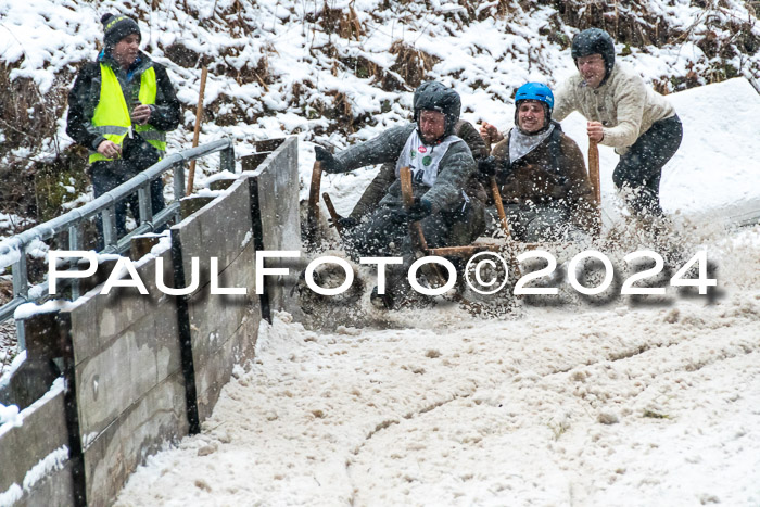 53. Hornschlittenrennen Partenkirchen, 06.01.2024