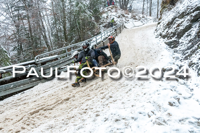53. Hornschlittenrennen Partenkirchen, 06.01.2024