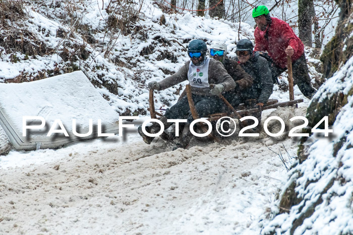 53. Hornschlittenrennen Partenkirchen, 06.01.2024