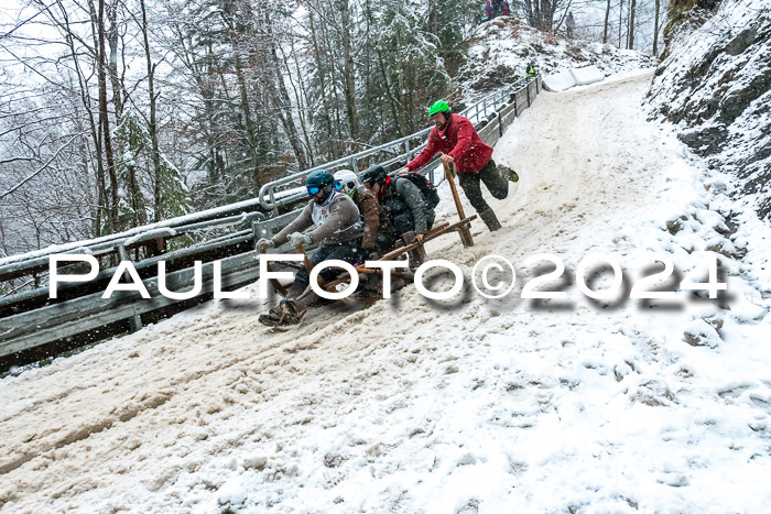 53. Hornschlittenrennen Partenkirchen, 06.01.2024