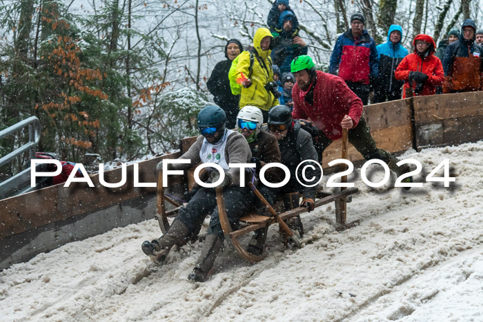 53. Hornschlittenrennen Partenkirchen, 06.01.2024