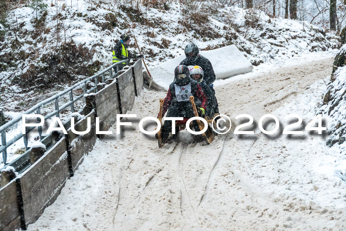 53. Hornschlittenrennen Partenkirchen, 06.01.2024