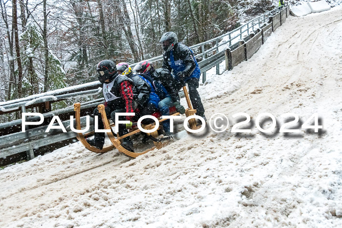 53. Hornschlittenrennen Partenkirchen, 06.01.2024