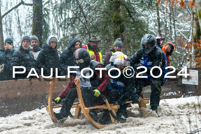 53. Hornschlittenrennen Partenkirchen, 06.01.2024