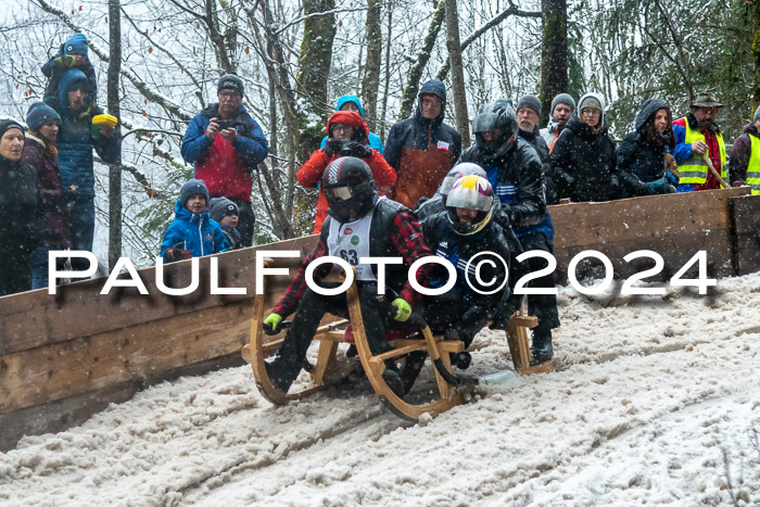 53. Hornschlittenrennen Partenkirchen, 06.01.2024