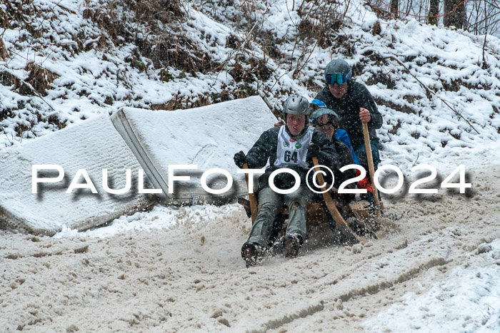 53. Hornschlittenrennen Partenkirchen, 06.01.2024