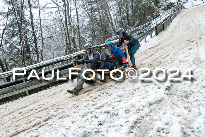 53. Hornschlittenrennen Partenkirchen, 06.01.2024