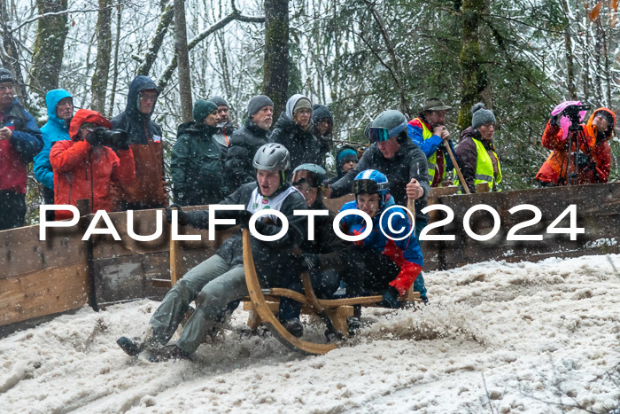 53. Hornschlittenrennen Partenkirchen, 06.01.2024