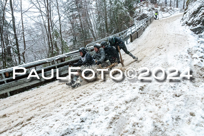 53. Hornschlittenrennen Partenkirchen, 06.01.2024