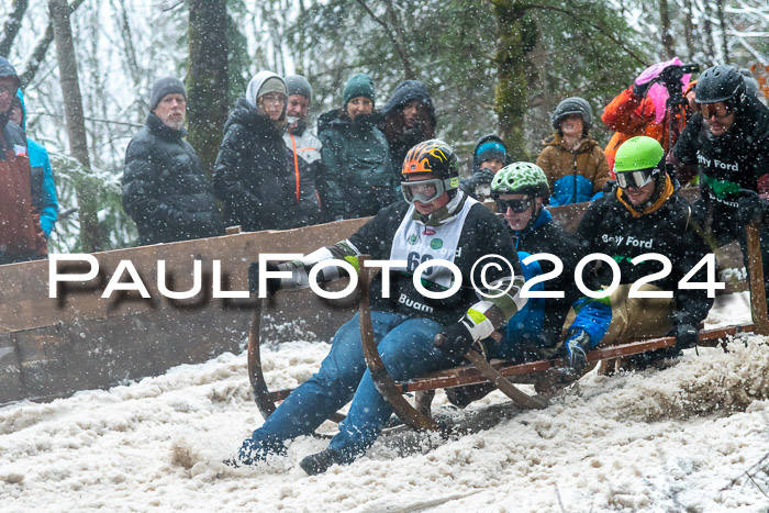 53. Hornschlittenrennen Partenkirchen, 06.01.2024