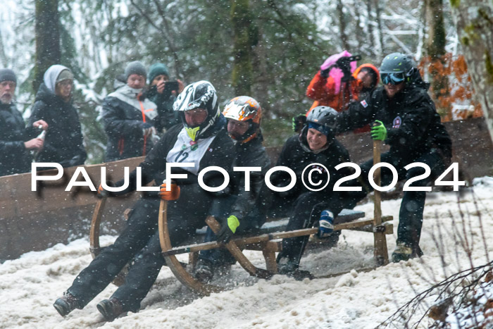 53. Hornschlittenrennen Partenkirchen, 06.01.2024