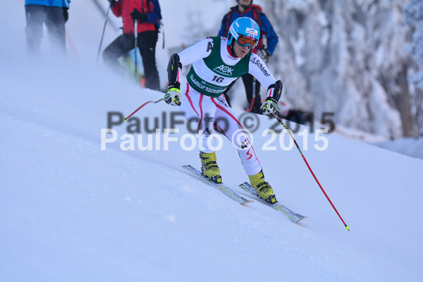 NJC Rennen Herren SK Super-G 2015