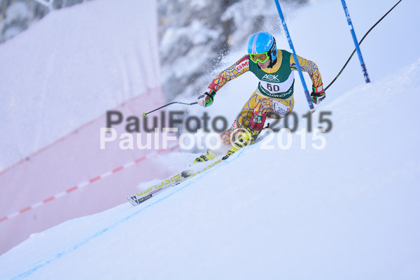 NJC Rennen Herren SK Super-G 2015