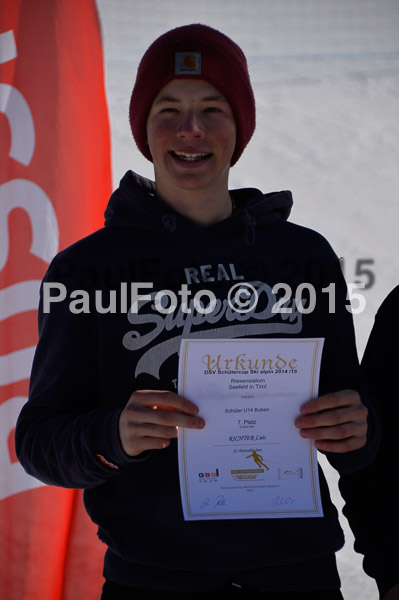 DSV Schülercup U14 V 2015