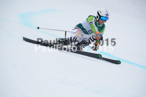 Int. Dt. Meisterschaft Super-G Herren 2015