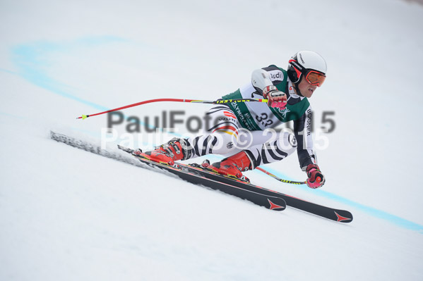 Int. Dt. Meisterschaft Super-G Herren 2015