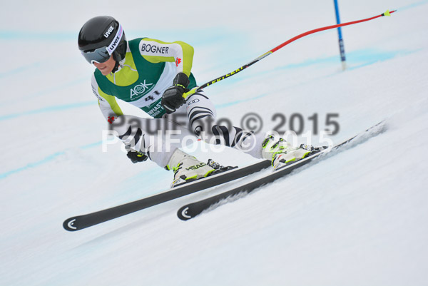 Int. Dt. Meisterschaft Super-G Herren 2015