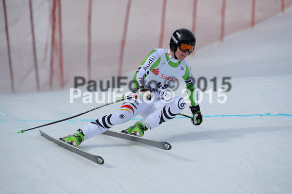 Int. Dt. Jugendmeisterschaft Abfahrt 2015