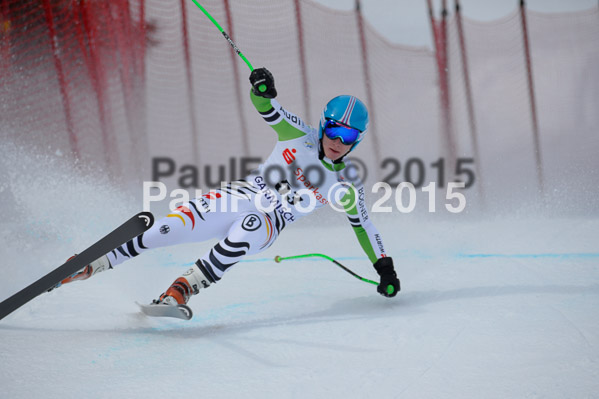 Int. Dt. Jugendmeisterschaft Abfahrt 2015