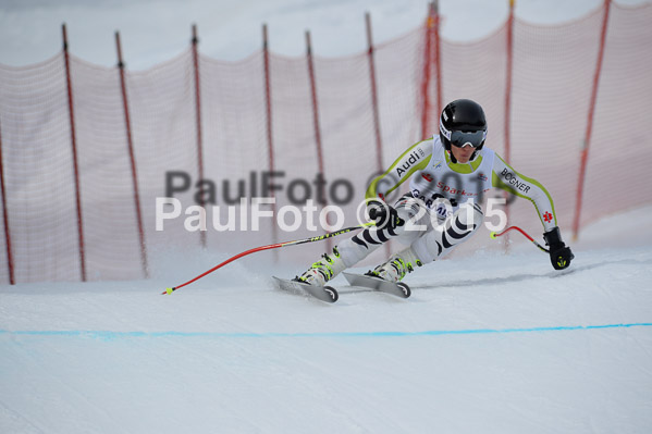 Int. Dt. Jugendmeisterschaft Abfahrt 2015