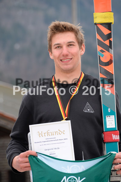 Int. Dt. Jugendmeisterschaft Abfahrt 2015