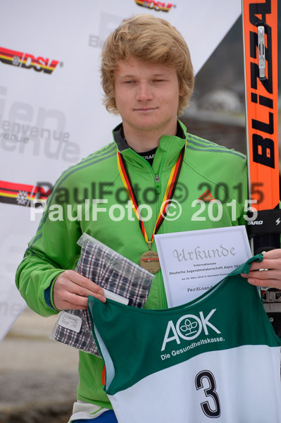 Int. Dt. Jugendmeisterschaft Abfahrt 2015