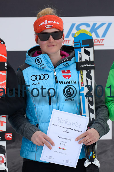 Int. Dt. Meisterschaft SL Damen 2015